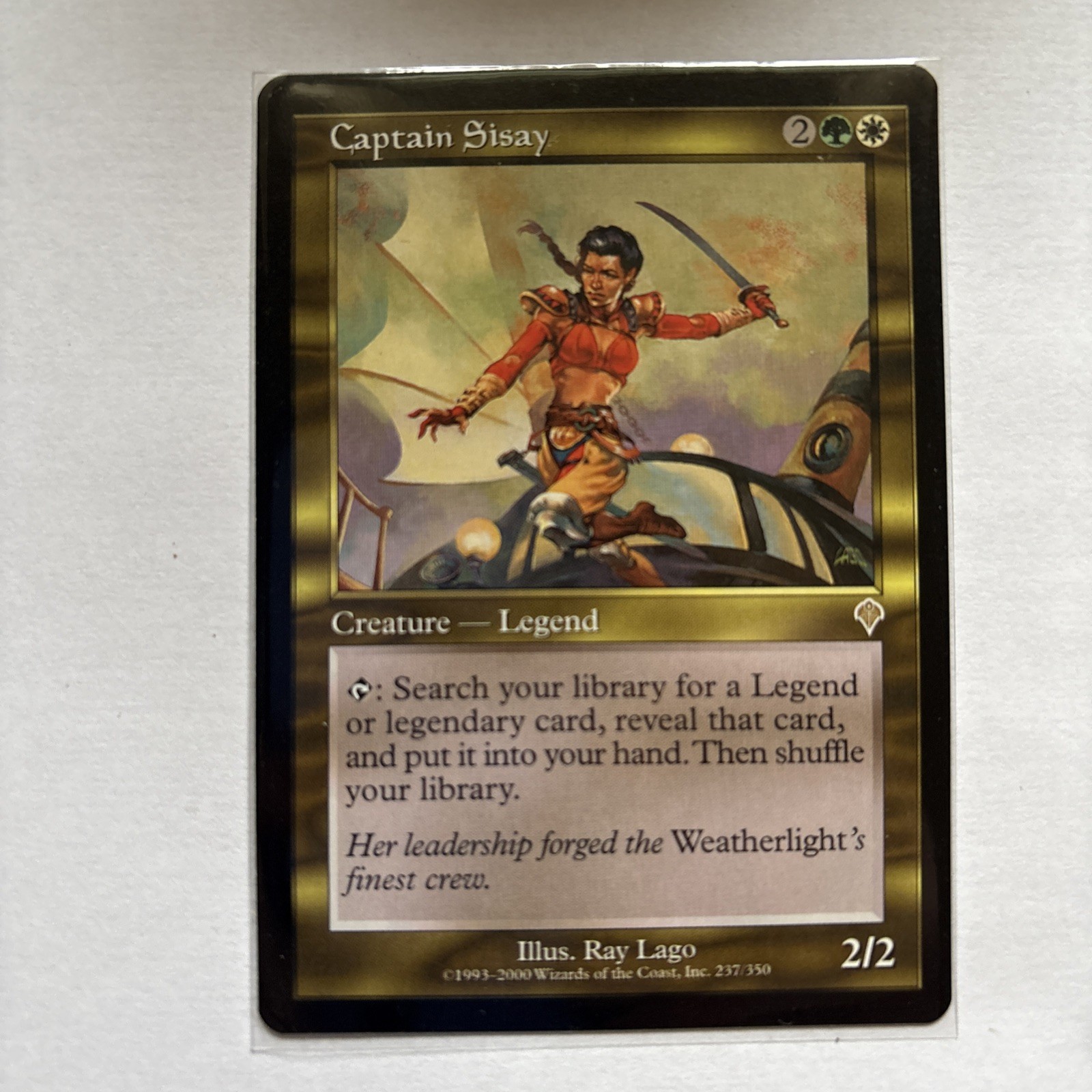 Magic the Gathering Captain Sisay Invasion Rare Card 237/350 NM Condition