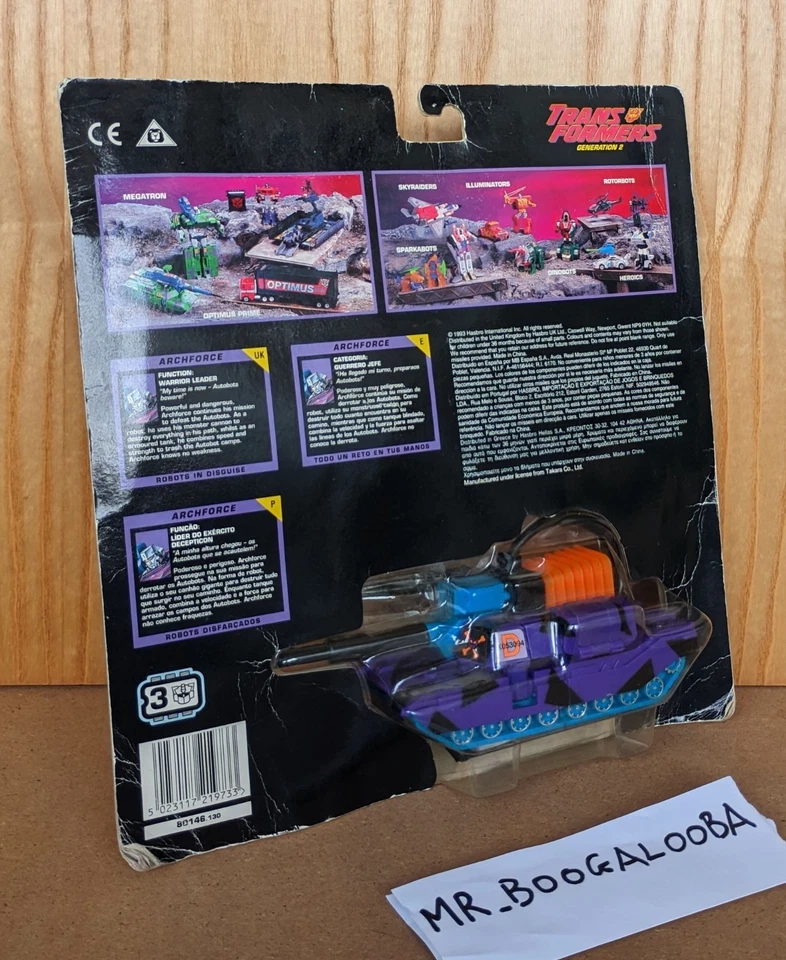 Transformers G2 Generation 2 Archforce Megatron Europe Exclusive - Imagen 2 de 4