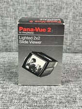 Pana-Vue 2 Vintage Slide Viewer 2x2 Battery Operated In Original Box