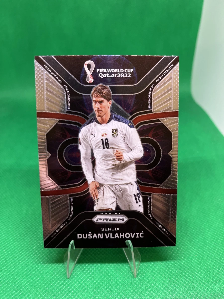 Preços baixos em 2022 Panini Prizm World Cup Qatar Dusan Vlahovic