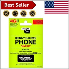 Bring Your Own Phone: Verizon 3-in-1 CDMA SIM Card Kit - 4G LTE Dual Support