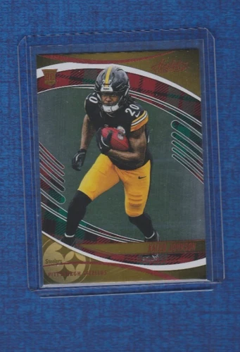 2025 Panini Absolute Red and Green Plaid Rookie # 148 Kaleb Johnson