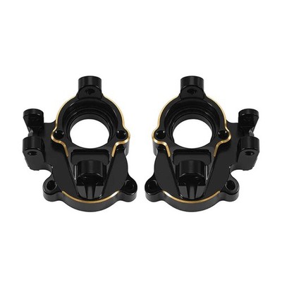 Injora ASC18-27 Black 14.3g Apex Brass Steering Knuckles for Redcat Ascent-18 (2