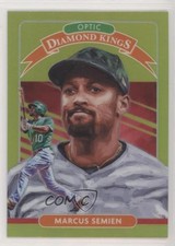 2020 Donruss Optic Diamond Kings Retail Lime Green Prizm Marcus Semien #10 0w8