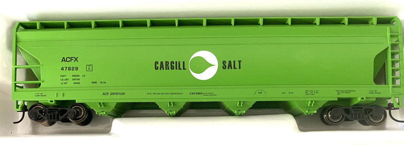 Bachmann Ho 56' ACF Center Flow Cargill Salt Green 17531 New in box