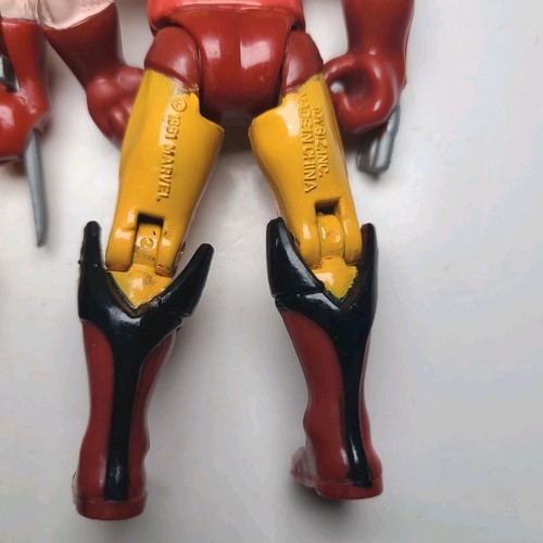 Wolverine Action Figuren 2 Stück Marvel X-Men Toy Biz 1991 Vintage gebraucht - Bild 11 von 13