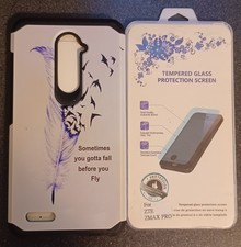 ZTE ZMAX PRO Estuche Rígido y Protección Pantalla