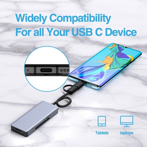 USB 3.0 Multifunktions-Kartenleser /MS//TF-Karte 5-In-1 USB-Kartenleser 55259 - Afbeelding 6 van 8