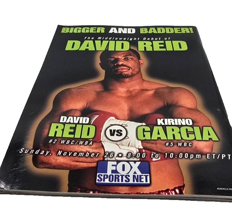 Lennox Lewis vs David Tua Official Boxing Program  Nov 2000 - Image 2 of 3