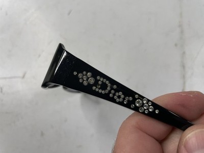 Y2K GENUINE Christian Dior DIORLIGHT/S T62 Crystal Accent Black
