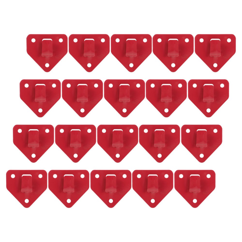  20 Pcs Wall Mounted Fire Bracket Universal Extinguisher Mounts Hook for