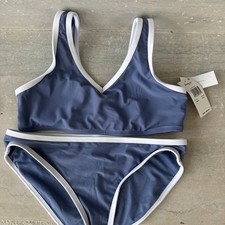 Girls Raisins Bikini Size 16 Blue With Tags