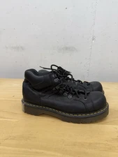 Dr. Martens Doc 10962 Men's 9/Women's 10 Black Leather Chunky Combat Ankle Boot