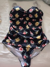 Hell Bunny Vixen Swimsuit, Medium 