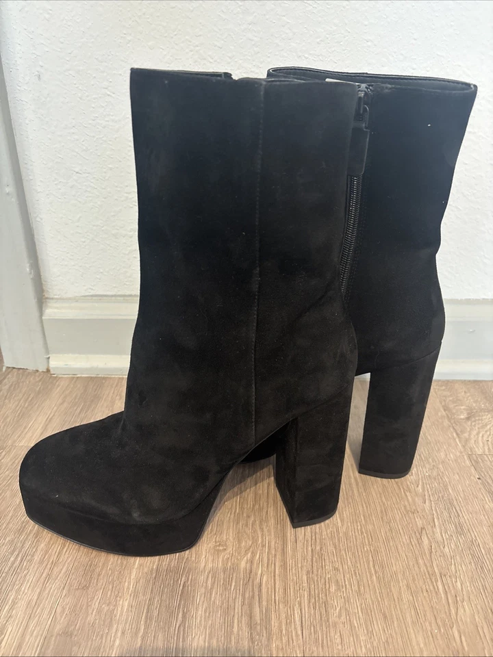 Staurt Weitzman Cuero Gamuza Negro Talla 8 Foto 2 de 3