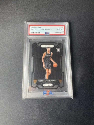 2023-24 Panini Prizm Victor Wembanyama #136 (RC) PSA 10