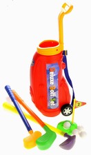Deluxe Toy Golf Set For Kids With Easy Storage Red 