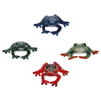  2 PCS Frosch Tiermodell Aus Kunststoff Kinderzimmerdekoration Lehrmittel
