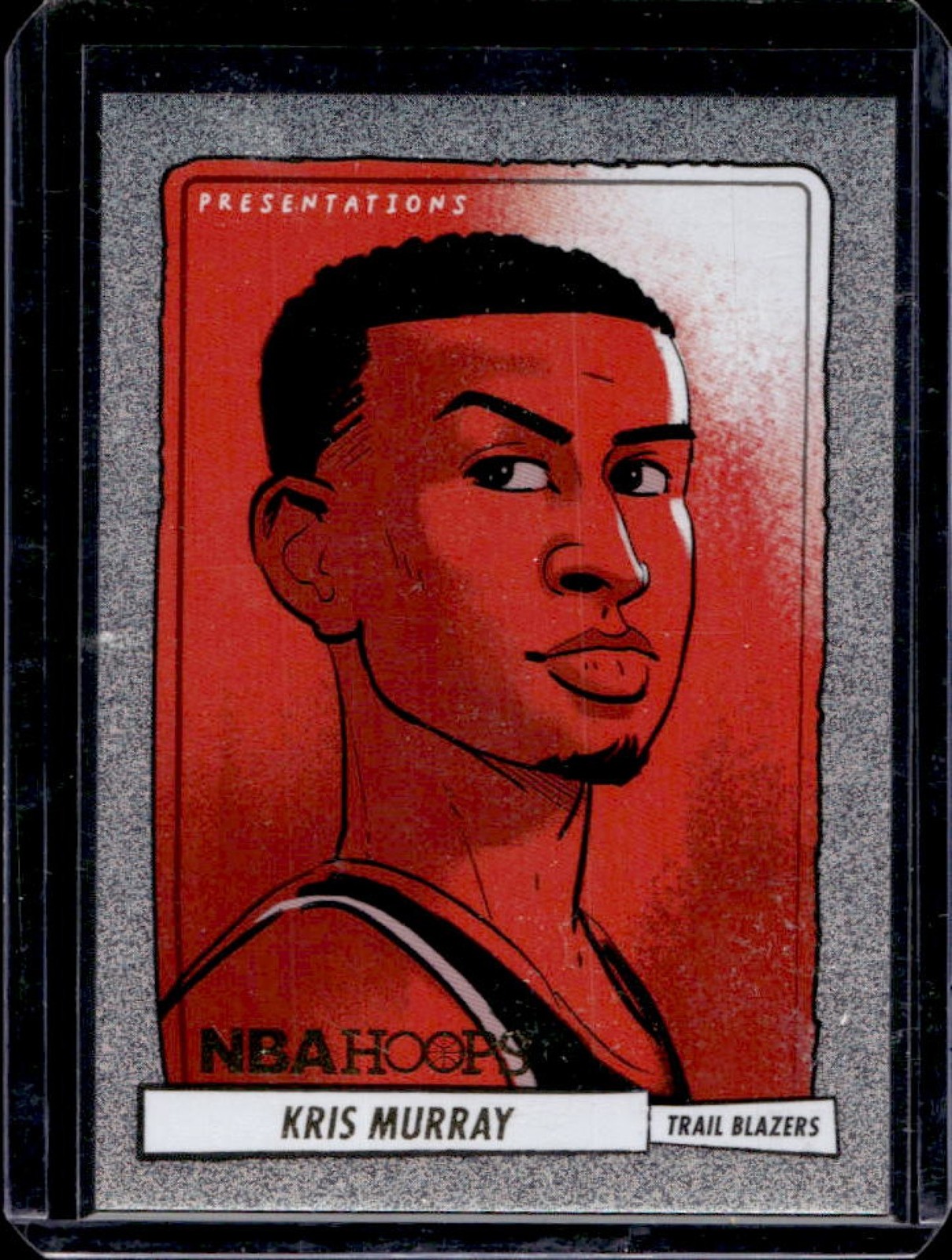 2023-24 Hoops Kris Murray Presentations SP Rookie RC #15 Trail Blazers