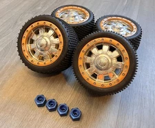 (4) Pro-Line Weld Commando Beadlock-Silver 40 series Chrome Wheel 2680-02 23mm