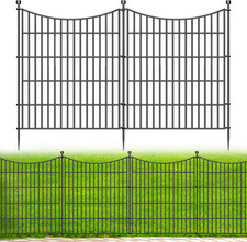 No Dig Dog Fence Outdoor for Yard, 32 In H X 23.6 Ft L 