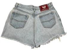 Vintage Gitano 80's 90's High Rise Denim Mom Jean Shorts 13/14 100% Cotton 28"