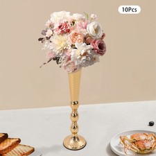 Flower Stand for Wedding 10 PCS Flower Stands Wedding Gold Flower Stand Set