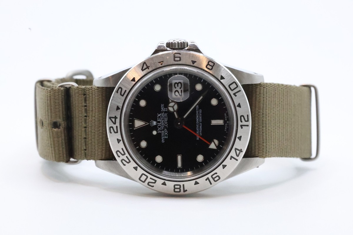 Rolex Explorer Ii Nato Strap Rubber Strap For Rolex® Explorer II