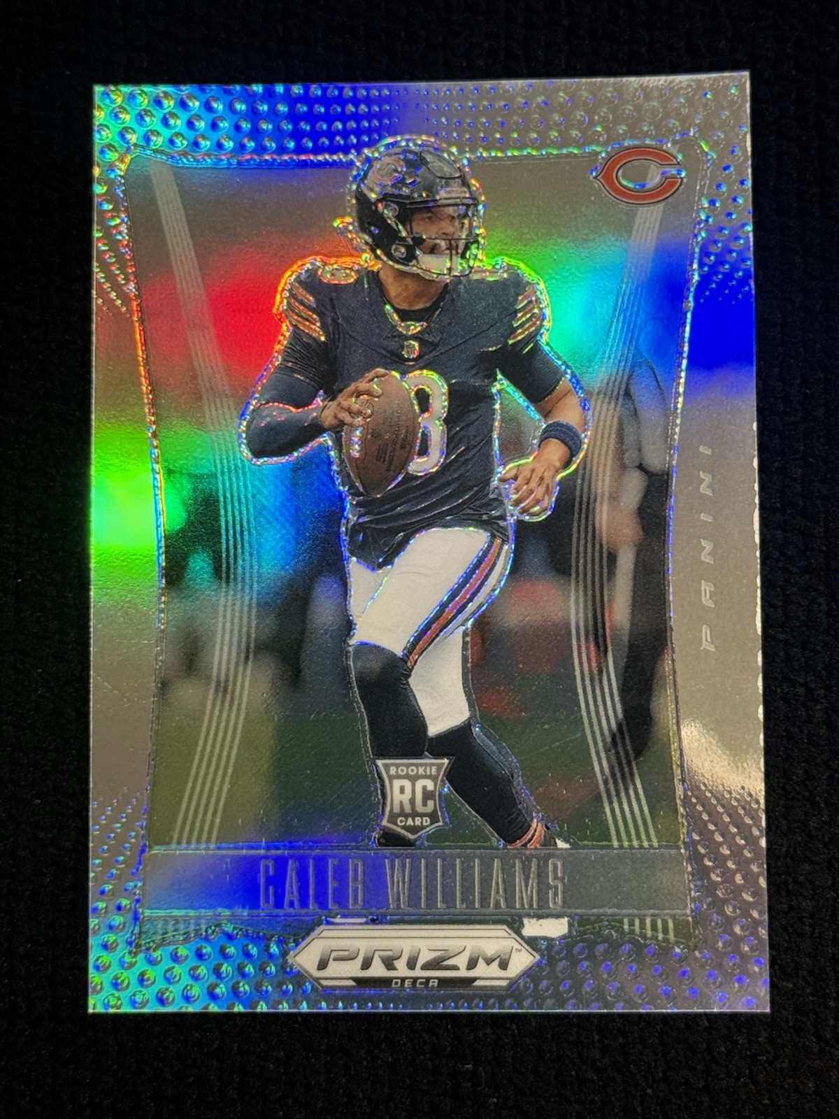 2024 Panini Prizm Silver Deca - Caleb Williams #54 Prizm Rookie Chicago Bears  