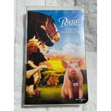 Babe VHS 1995 Universal Clamshell Family Movie Classic Tested Works