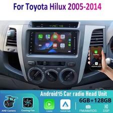 6 128GB Apple Carplay Android auto Head Unit For Toyota Hilux 2005-2014 Stereo