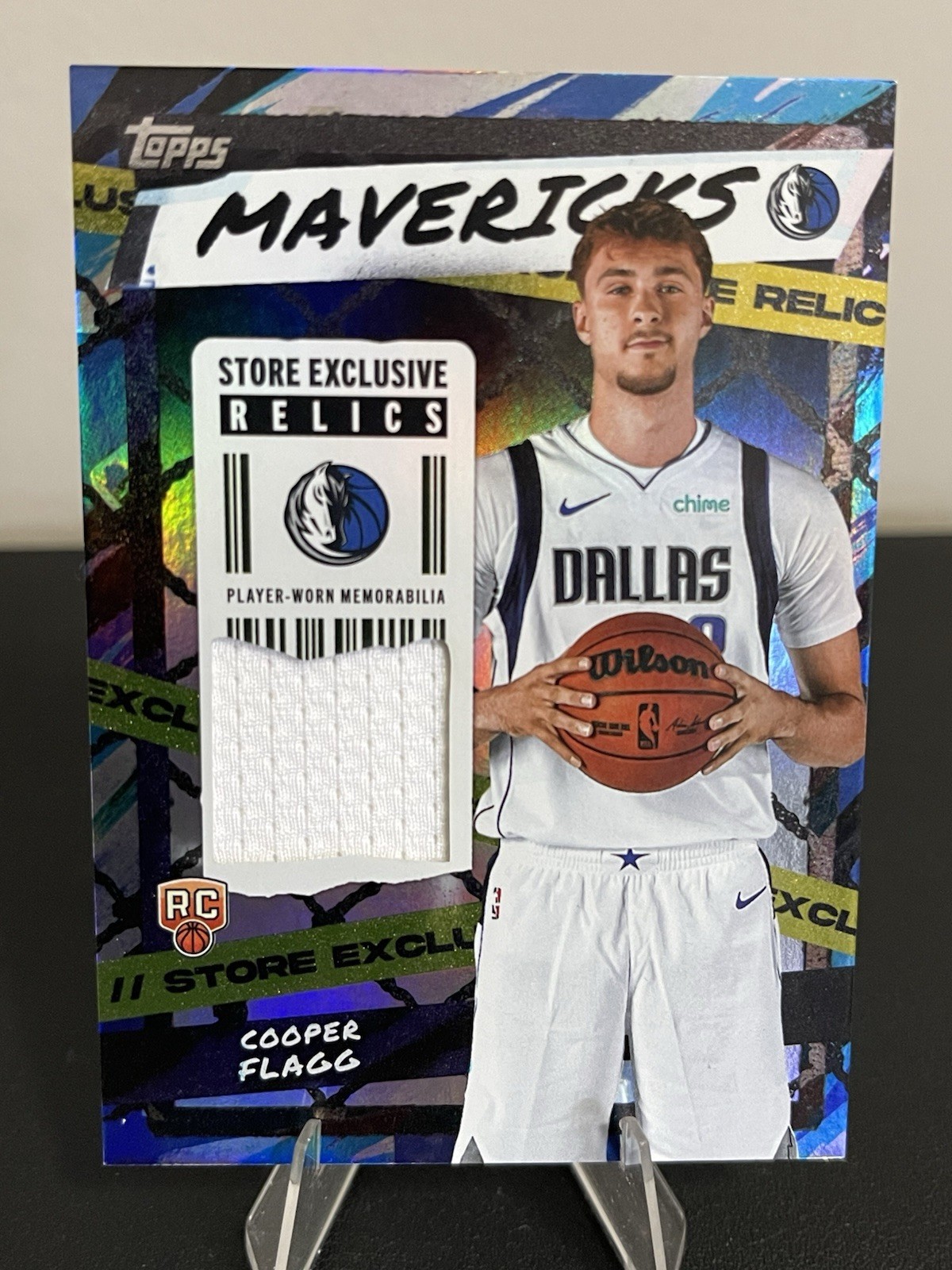 2025-26 Topps Cooper Flagg Store Exclusive Relic (Player Worn) #SR-CF (MEM,RC)