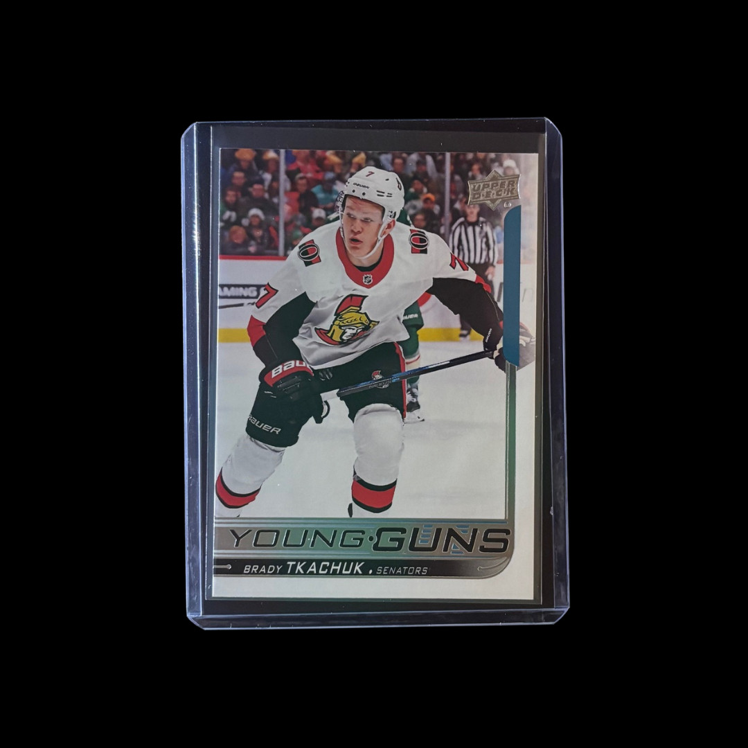 2018-19 Upper Deck BRADY TKACHUK Young Guns Rookie Card #499 - SENATORS RC