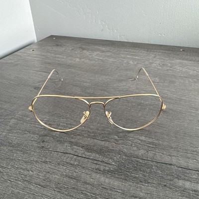 Ray-Ban Sunglasses RB 3025 112/19 Gold Clear Aviator FRAMES ONLY 58-14