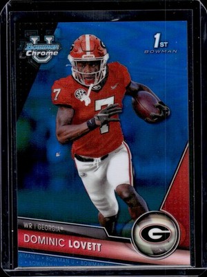 Dominic Lovett 2023 Bowman Chrome University #64 Blue Refractor /199