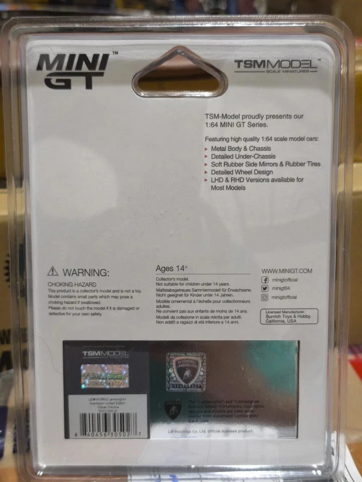 Mini GT 1:64 LB-Works Lamborghini Aventador IMX 2025 Indonesia Limited #1023 - Image 4 of 4