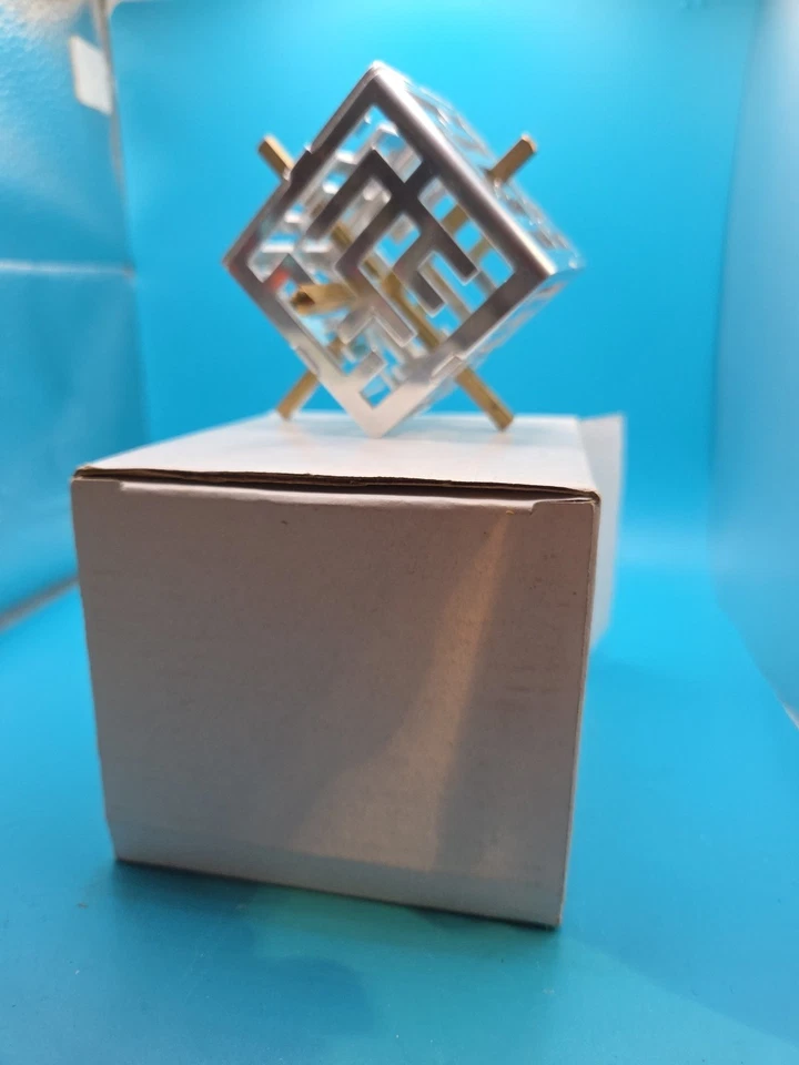 OSKAR'S лабиринт винтажный головоломка лабиринт хорошее состояние металла - Изображение 3 из 4