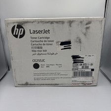 HP Genuine 55X CE255JC EHY Black Toner Original OEM LJ P3015 M521 M525