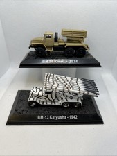 Deagostini Combat Vehicles Collection x2 BM-13 Katyusha 1942 & BM-21 Grad 1976