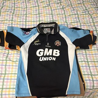 Kukri Castleford Tigers Super League Black Rugby Shirt Only GMB Union