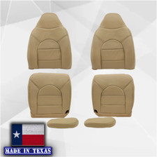 2000 Ford F250 F350 Lariat Super Duty Leather Seat Cover Medium Parchment Tan