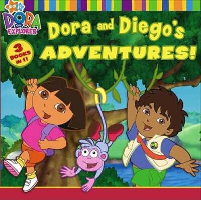 Dora and Diego's Adventures! (Dora the Explorer) - Hardcover - VERY GOOD
