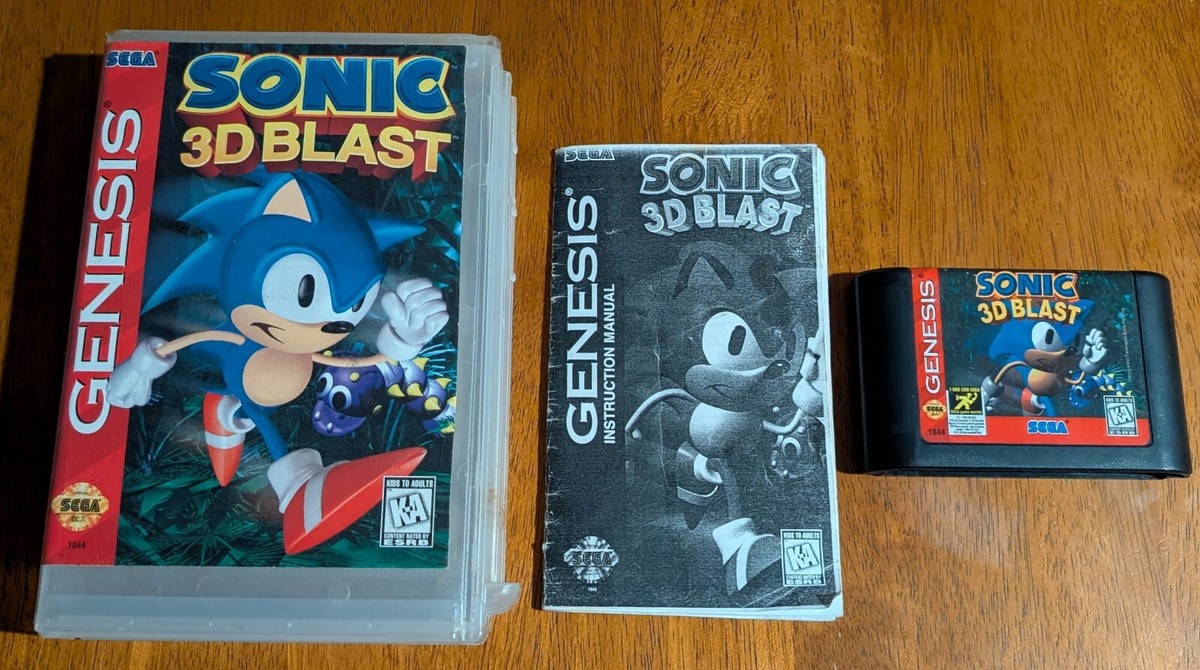 Sega Genesis Sonic 3D Blast CIB *READ DESCRIPTION CAREFULLY* | eBay