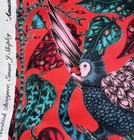 Emma J Shipley Amazon rouge tissu artisanat lot loisirs (10 pièces)