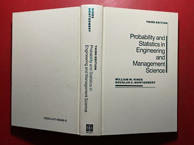 HINES MONTGOMERY - WAHRSCHEINLICHKEITSSTATISTIK ENGINEERING MANAGEMENT Wiley (1990)