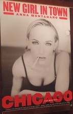Chicago The Musical 1997 Anna Montanaro 40x60" Large Bus Shelter Poster ORIGINAL