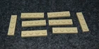 (8) 1x4 Tan / Sand Standard Plate Bricks ~ Lego ~ NEW ~ Star Wars