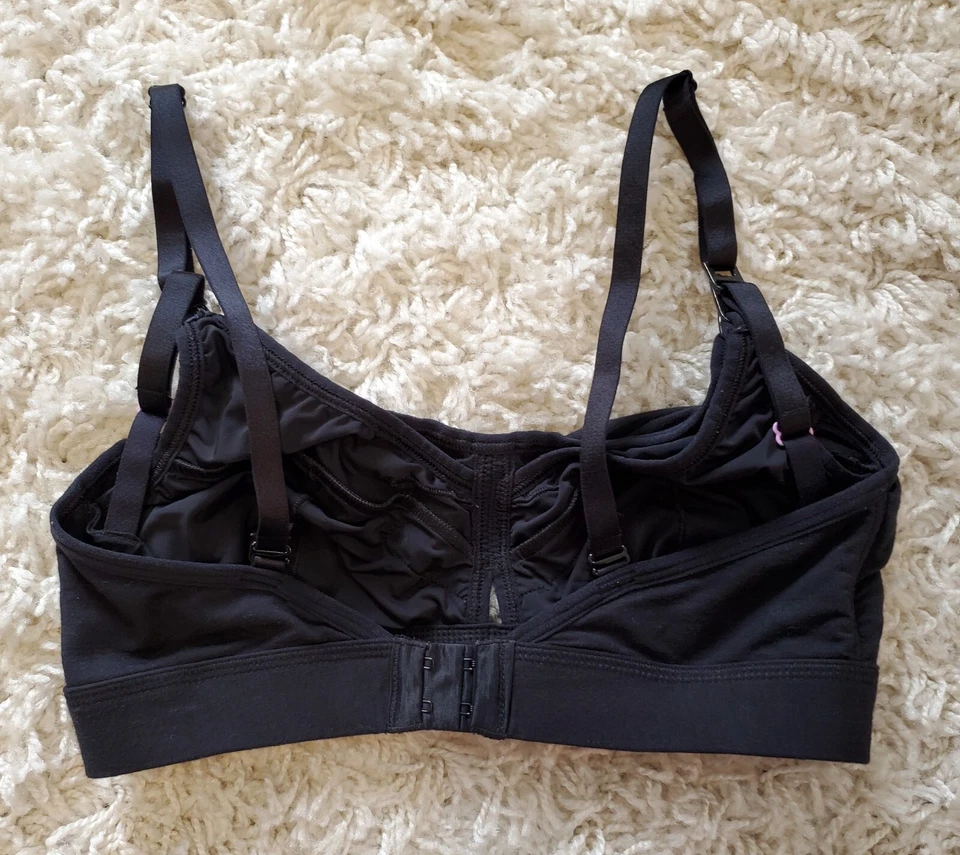 Женский бюстгальтер с замочной скважиной Simple Wishes Super Mom для кормления и накачки черный размер M - Изображение 3 из 4