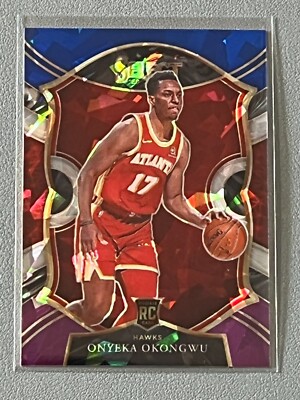 2020-21 Select Concourse Blue Red Purple Cracked Ice Onyeka