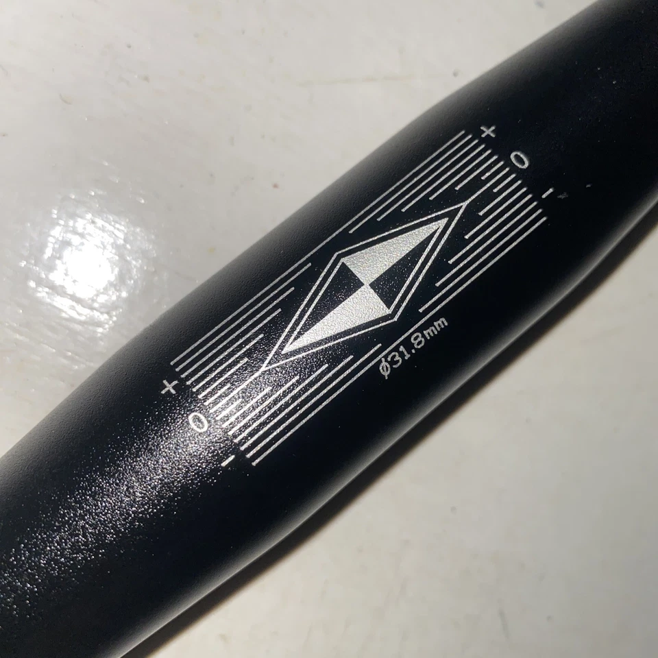 Manillar barra caída bicicleta SunLite 31,8 x 420 mm negro aleación bicicleta Foto 2 de 4